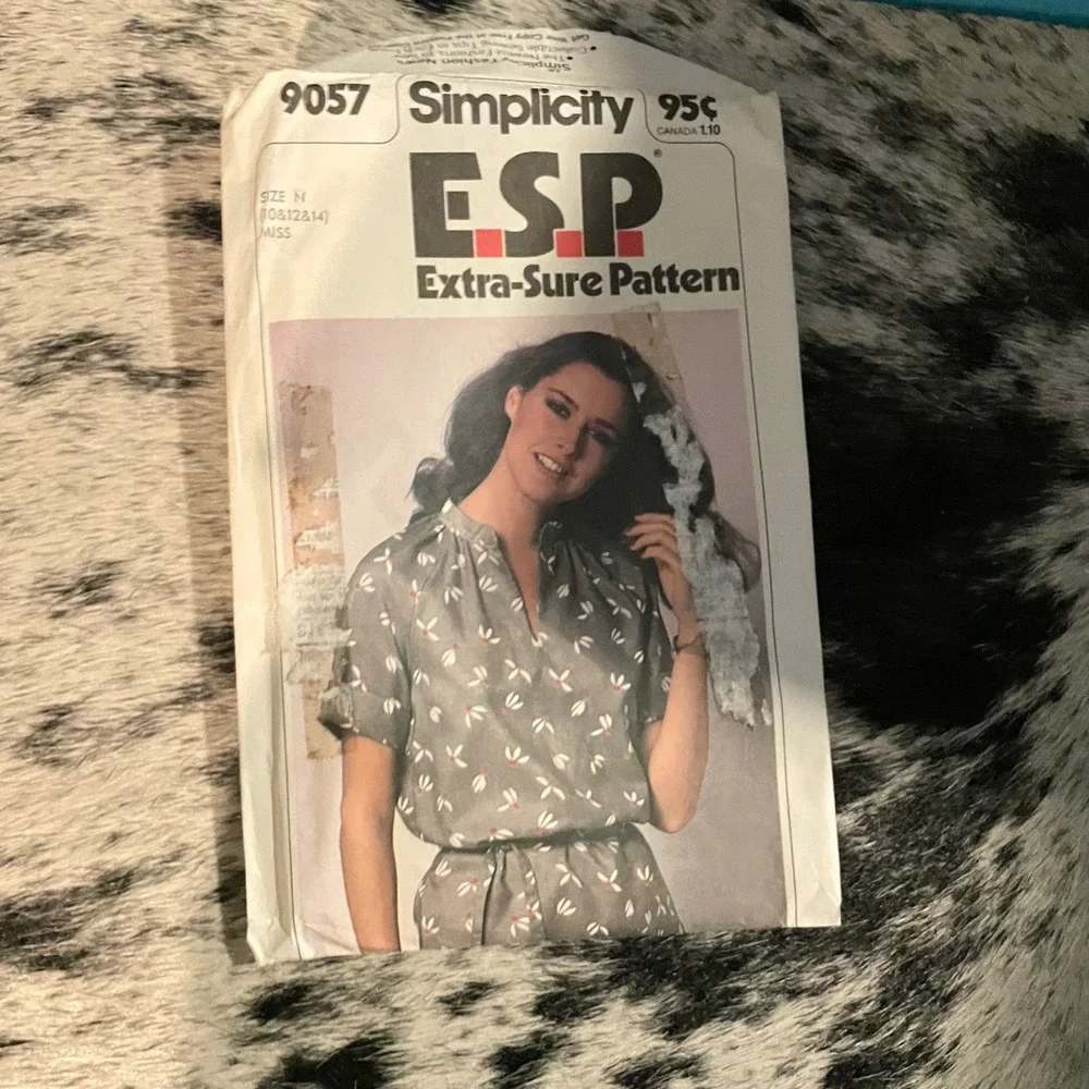 Lot of 10 Vintage Sewing Patterns Lot 1970s 1980s Simplicity McCalls ESP Fashion